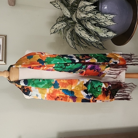 Accessories - 100% Silk long scarf